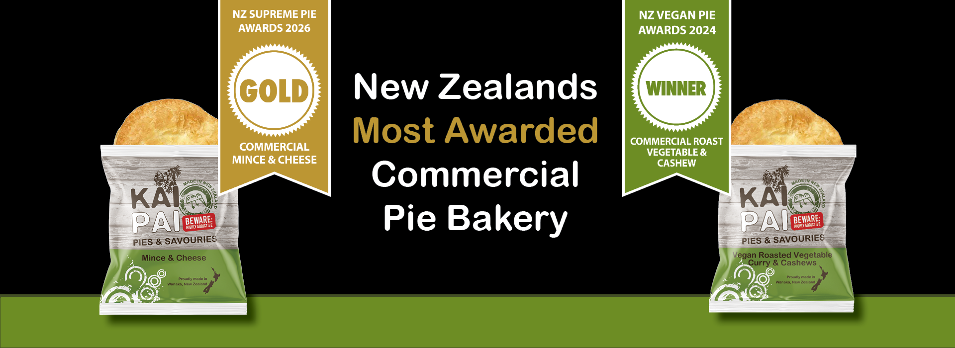 KAI PAI PIES & SAVOURIES – Award Winning New Zealand Pies